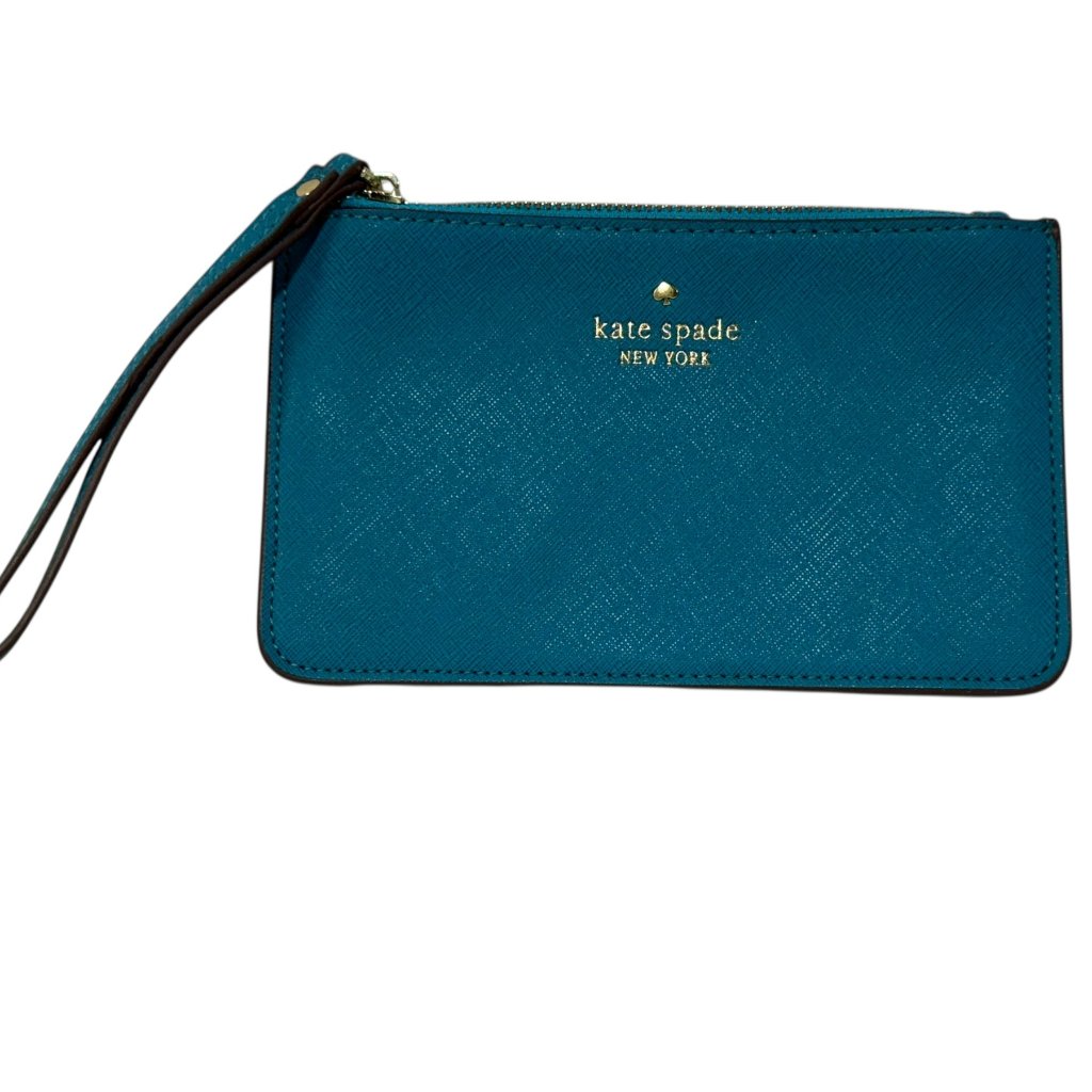 Kate Spade New York Clutch Wristlet 8” - Teal Blue